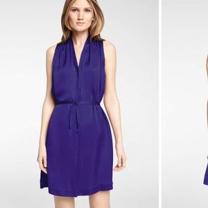 Theory sleeveless silk dress